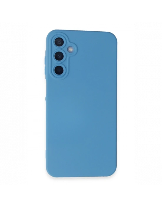 Newface Samsung Galaxy A05S Kılıf Nano içi Kadife Silikon - Mavi