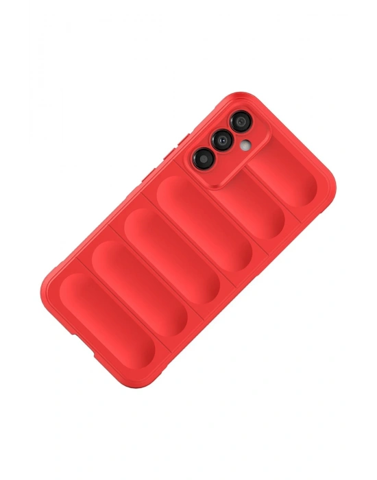 Newface Samsung Galaxy A05S Kılıf Optimum Silikon - Kırmızı