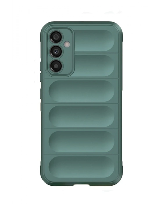 Newface Samsung Galaxy A05S Kılıf Optimum Silikon - Koyu Yeşil