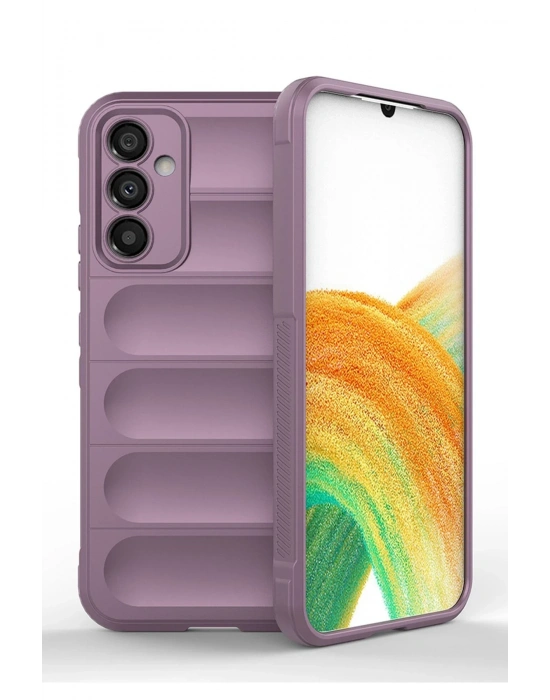 Newface Samsung Galaxy A05S Kılıf Optimum Silikon - Mor