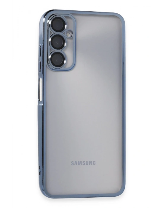 Newface Samsung Galaxy A05S Kılıf Razer Lensli Silikon - Açık Mavi