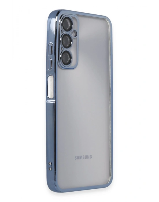 Newface Samsung Galaxy A05S Kılıf Razer Lensli Silikon - Açık Mavi