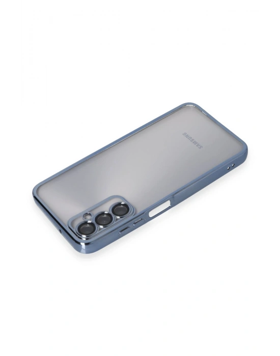 Newface Samsung Galaxy A05S Kılıf Razer Lensli Silikon - Açık Mavi