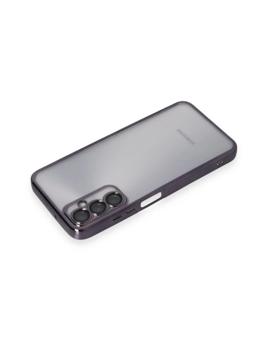 Newface Samsung Galaxy A05S Kılıf Razer Lensli Silikon - Mor