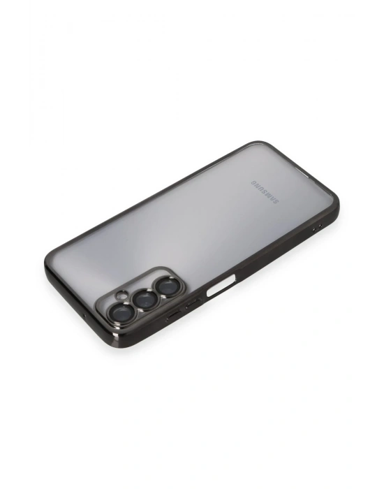 Newface Samsung Galaxy A05S Kılıf Razer Lensli Silikon - Siyah