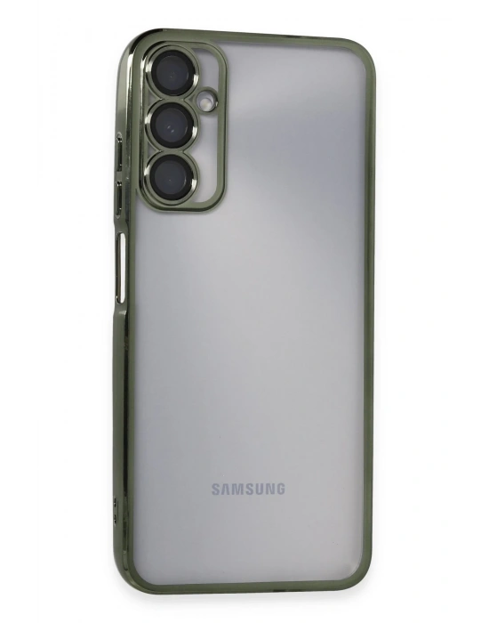 Newface Samsung Galaxy A05S Kılıf Razer Lensli Silikon - Yeşil