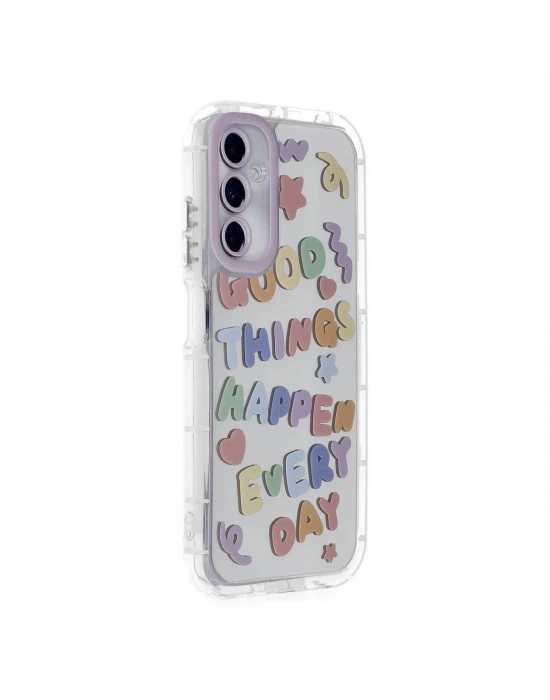 Newface Samsung Galaxy A05S Kılıf Reflexion Desenli Kapak - Desen 7