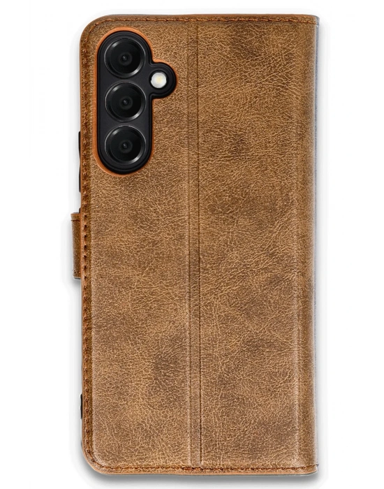 Newface Samsung Galaxy A05S Kılıf Trend S Plus Kapaklı Kılıf - Taba