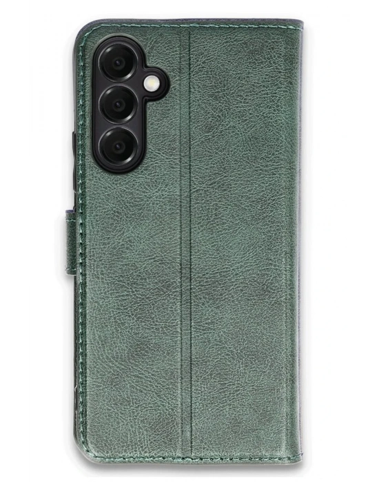 Newface Samsung Galaxy A05S Kılıf Trend S Plus Kapaklı Kılıf - Yeşil