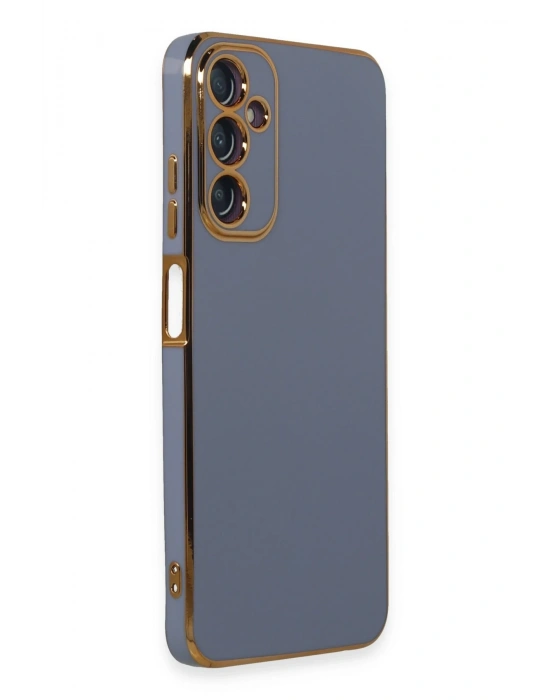 Newface Samsung Galaxy A05S Kılıf Volet Silikon - Mavi