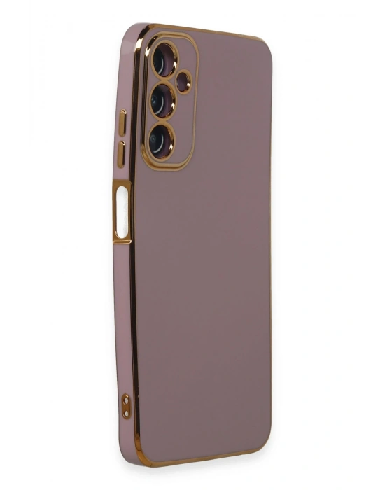 Newface Samsung Galaxy A05S Kılıf Volet Silikon - Mor