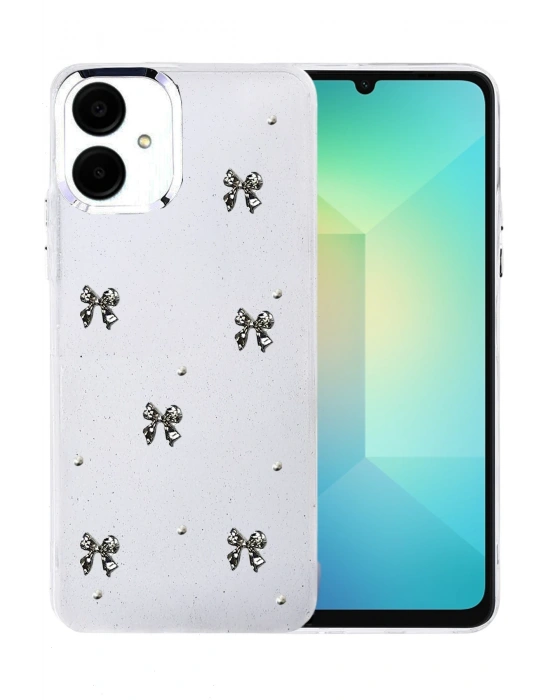 Newface Samsung Galaxy A06 Fiyonk Desenli Kapak - Desen 5