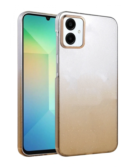 Newface Samsung Galaxy A06 Glossy Kapak - Çöl Titanyum