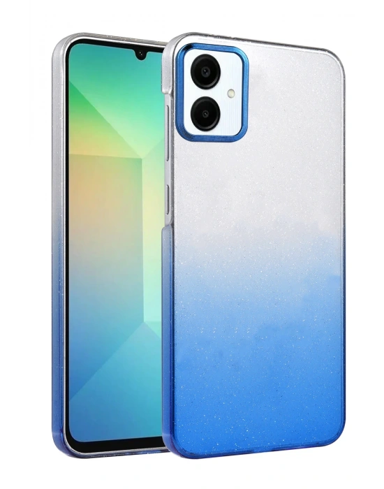 Newface Samsung Galaxy A06 Glossy Kapak - Mavi