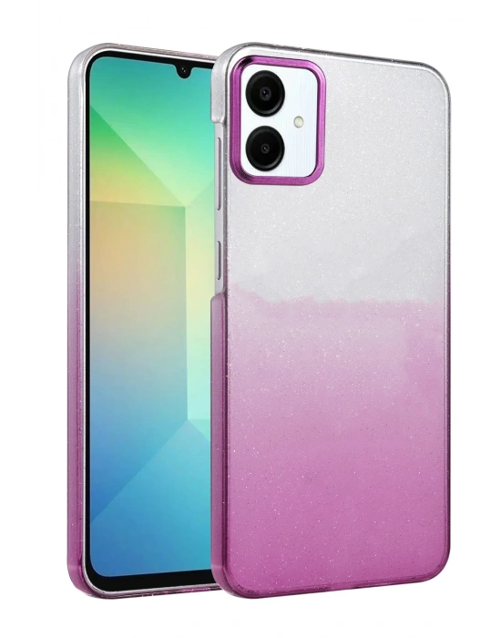 Newface Samsung Galaxy A06 Glossy Kapak - Mor