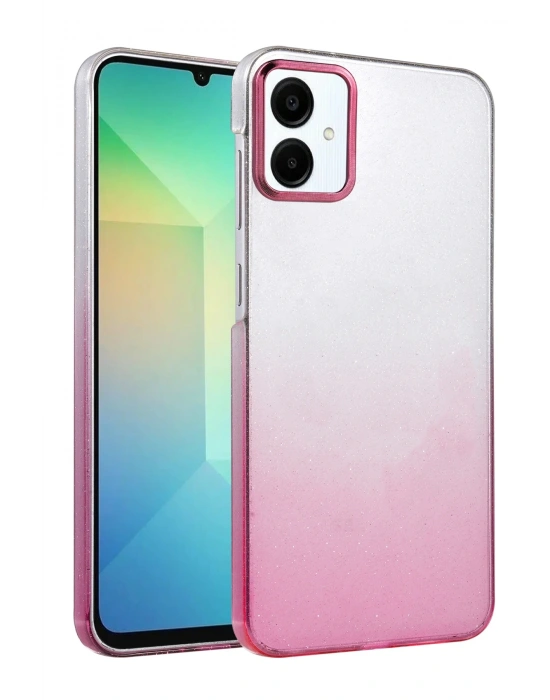 Newface Samsung Galaxy A06 Glossy Kapak - Pembe