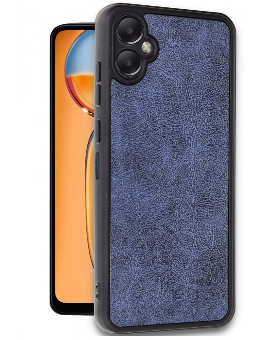 Newface Samsung Galaxy A06 Kılıf Aras Deri Kapak - Lacivert