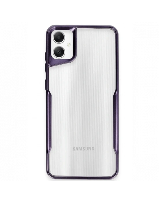 Newface Samsung Galaxy A06 Kılıf Boyi Silikon Kapak - Derin Mor