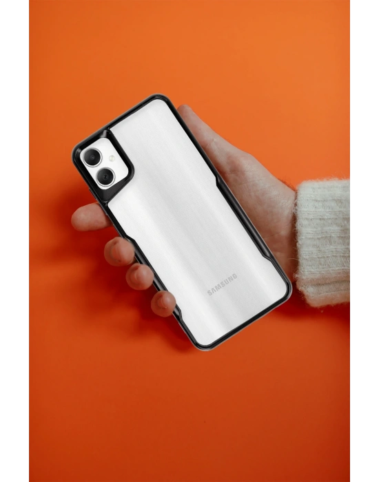 Newface Samsung Galaxy A06 Kılıf Boyi Silikon Kapak - Siyah