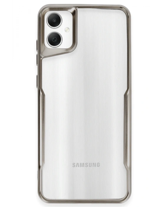 Newface Samsung Galaxy A06 Kılıf Boyi Silikon Kapak - Titan Gri