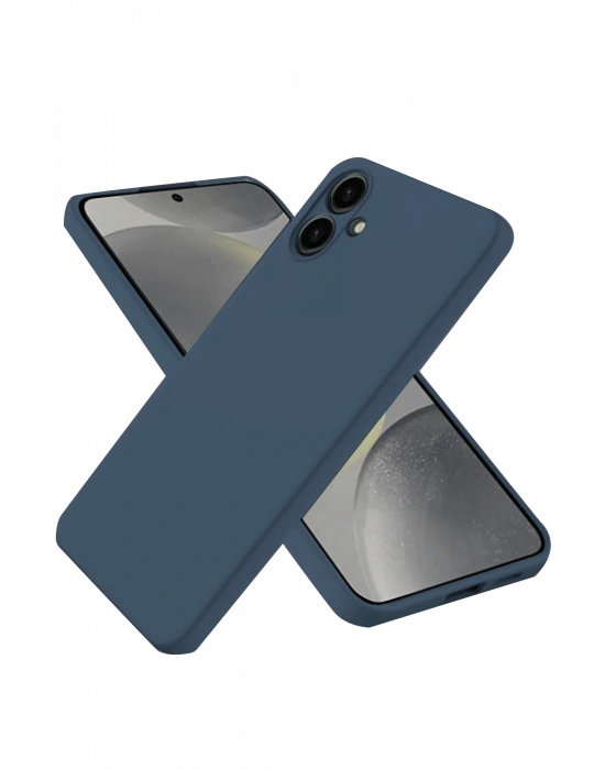 Newface Samsung Galaxy A06 Kılıf First Silikon - Lacivert