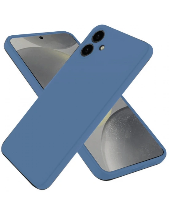 Newface Samsung Galaxy A06 Kılıf First Silikon - Mavi