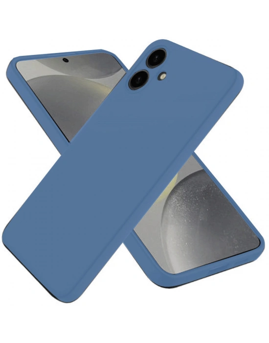 Newface Samsung Galaxy A06 Kılıf First Silikon - Mavi