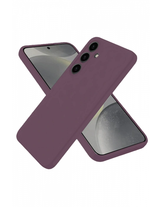 Newface Samsung Galaxy A06 Kılıf First Silikon - Mürdüm
