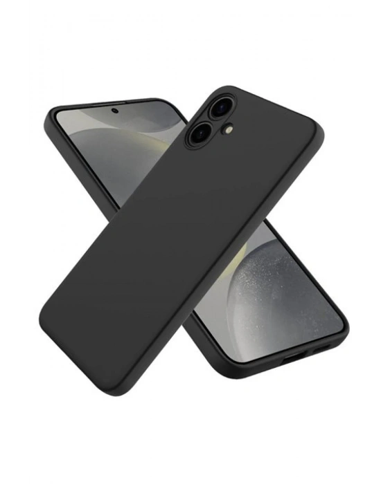 Newface Samsung Galaxy A06 Kılıf First Silikon - Siyah