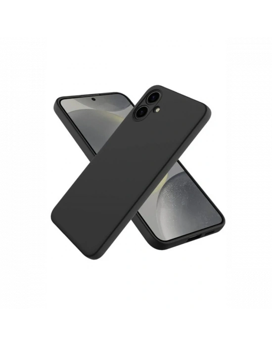 Newface Samsung Galaxy A06 Kılıf First Silikon - Siyah