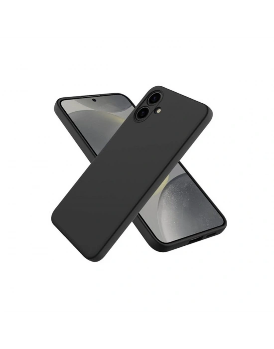 Newface Samsung Galaxy A06 Kılıf First Silikon - Siyah