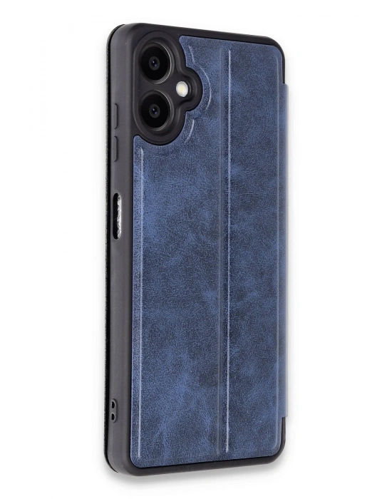 Newface Samsung Galaxy A06 Kılıf Flip Cover - Lacivert