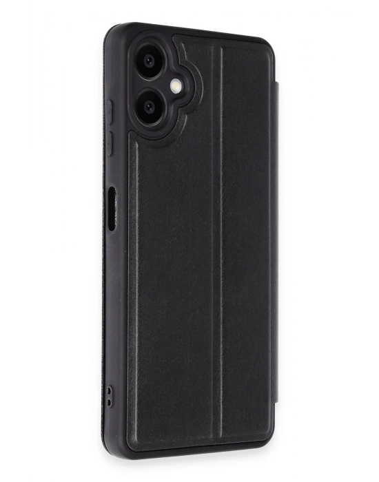 Newface Samsung Galaxy A06 Kılıf Flip Cover - Siyah