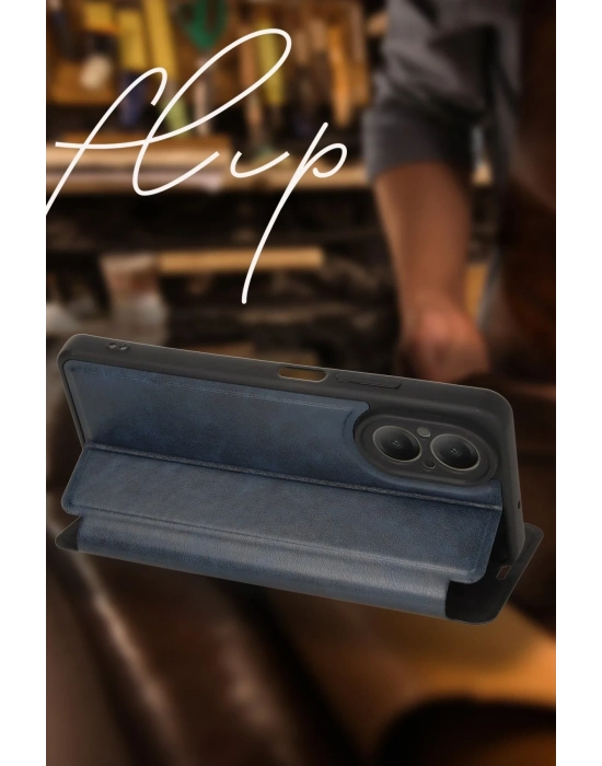 Newface Samsung Galaxy A06 Kılıf Flip Cover - Taba