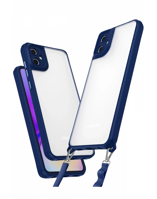 Newface Samsung Galaxy A06 Kılıf Penta Silikon Kılıf - Lacivert