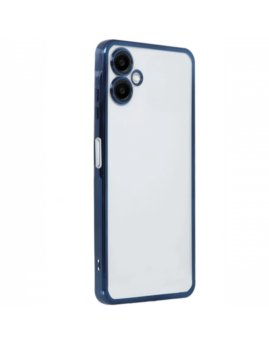 Newface Samsung Galaxy A06 Kılıf Razer Lensli Silikon - Lacivert