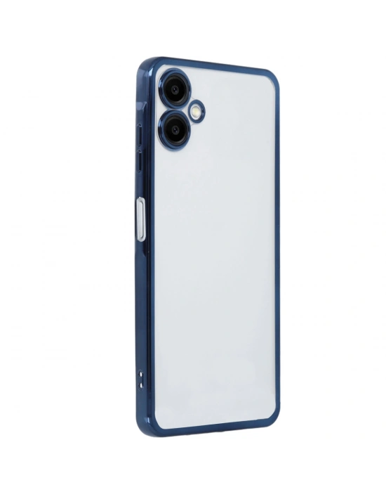 Newface Samsung Galaxy A06 Kılıf Razer Lensli Silikon - Lacivert