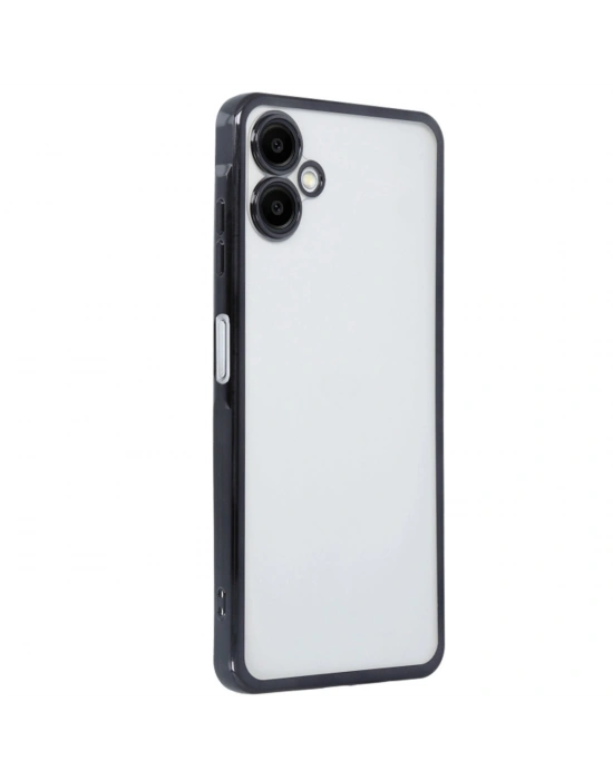 Newface Samsung Galaxy A06 Kılıf Razer Lensli Silikon - Siyah