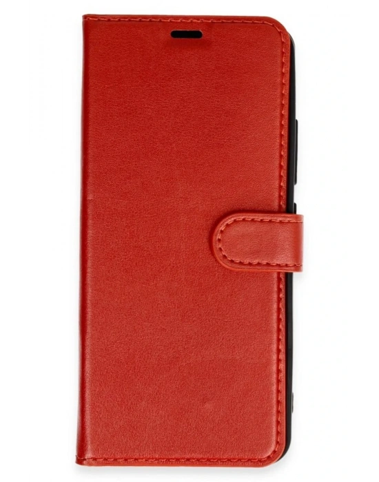 Newface Samsung Galaxy A06 Kılıf Trend S Plus Kapaklı Kılıf - Kırmızı