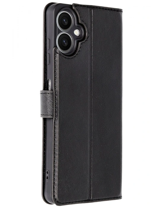 Newface Samsung Galaxy A06 Kılıf Trend S Plus Kapaklı Kılıf - Siyah