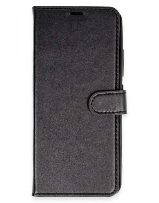 Newface Samsung Galaxy A06 Kılıf Trend S Plus Kapaklı Kılıf - Siyah