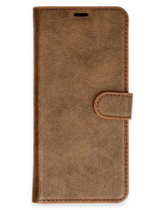 Newface Samsung Galaxy A06 Kılıf Trend S Plus Kapaklı Kılıf - Taba