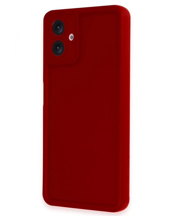 Newface Samsung Galaxy A06 Kılıf Viera Silikon - Kırmızı
