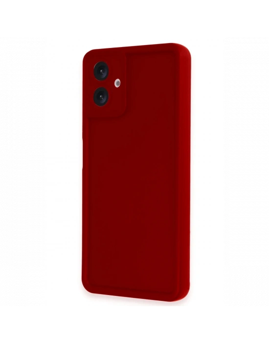 Newface Samsung Galaxy A06 Kılıf Viera Silikon - Kırmızı