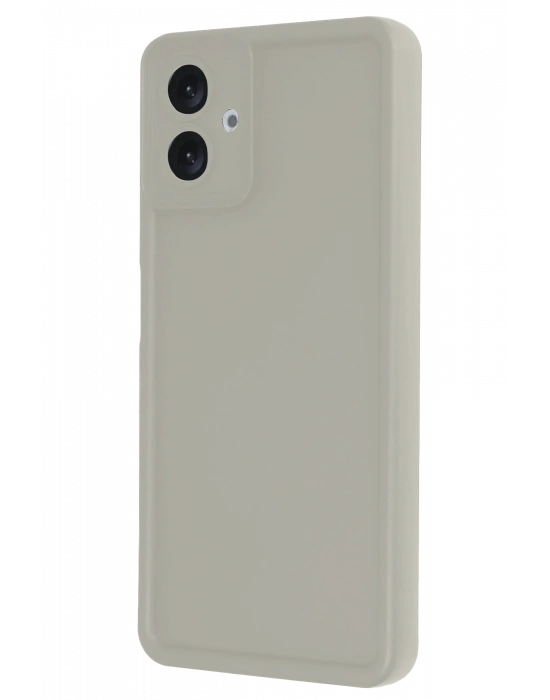 Newface Samsung Galaxy A06 Kılıf Viera Silikon - Krem