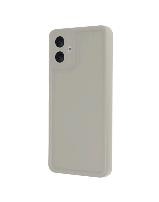 Newface Samsung Galaxy A06 Kılıf Viera Silikon - Krem