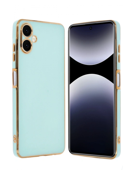 Newface Samsung Galaxy A06 Kılıf Volet Silikon - Açık Yeşil