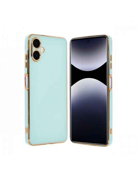 Newface Samsung Galaxy A06 Kılıf Volet Silikon - Açık Yeşil