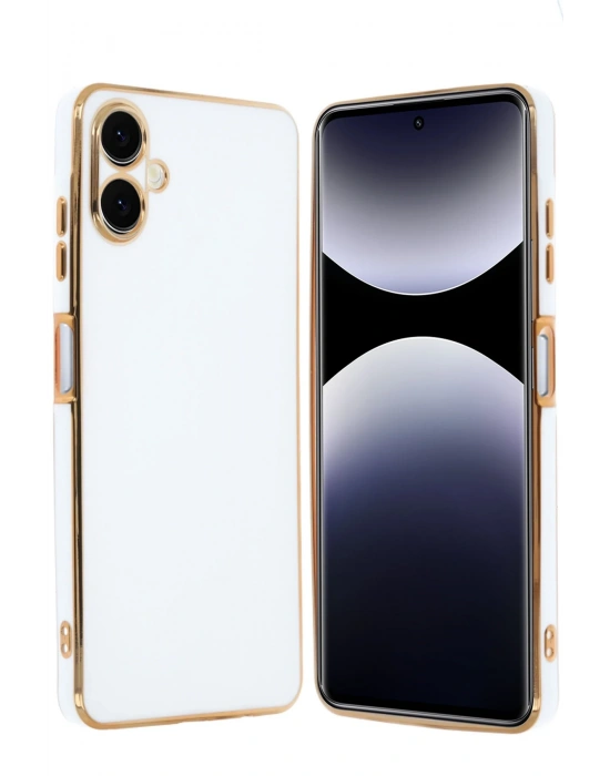 Newface Samsung Galaxy A06 Kılıf Volet Silikon - Beyaz