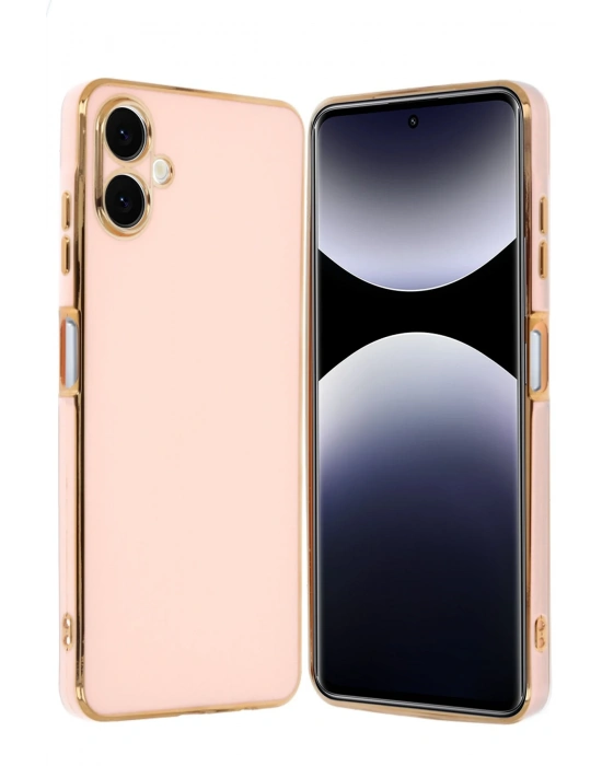 Newface Samsung Galaxy A06 Kılıf Volet Silikon - Pembe